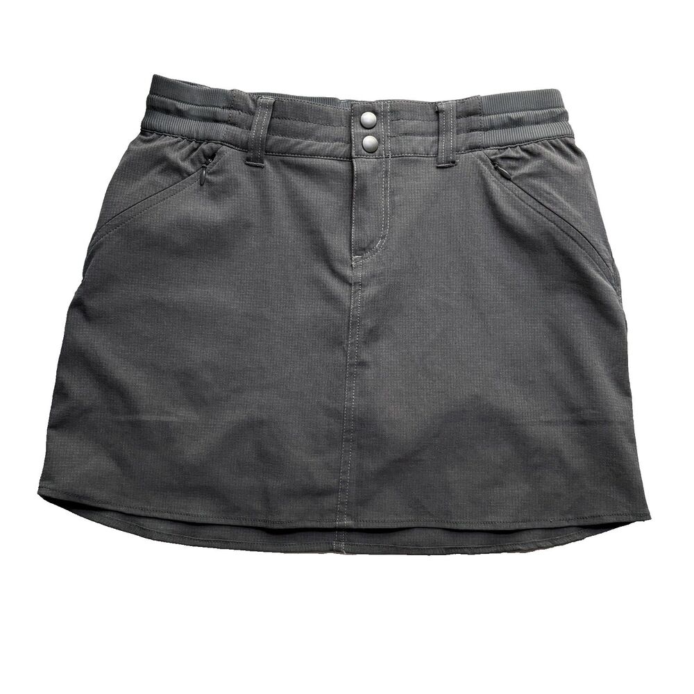KUHL Womens Size 2 Strattus Skort Gray Lightweight Gorpcore Hiking Athletic